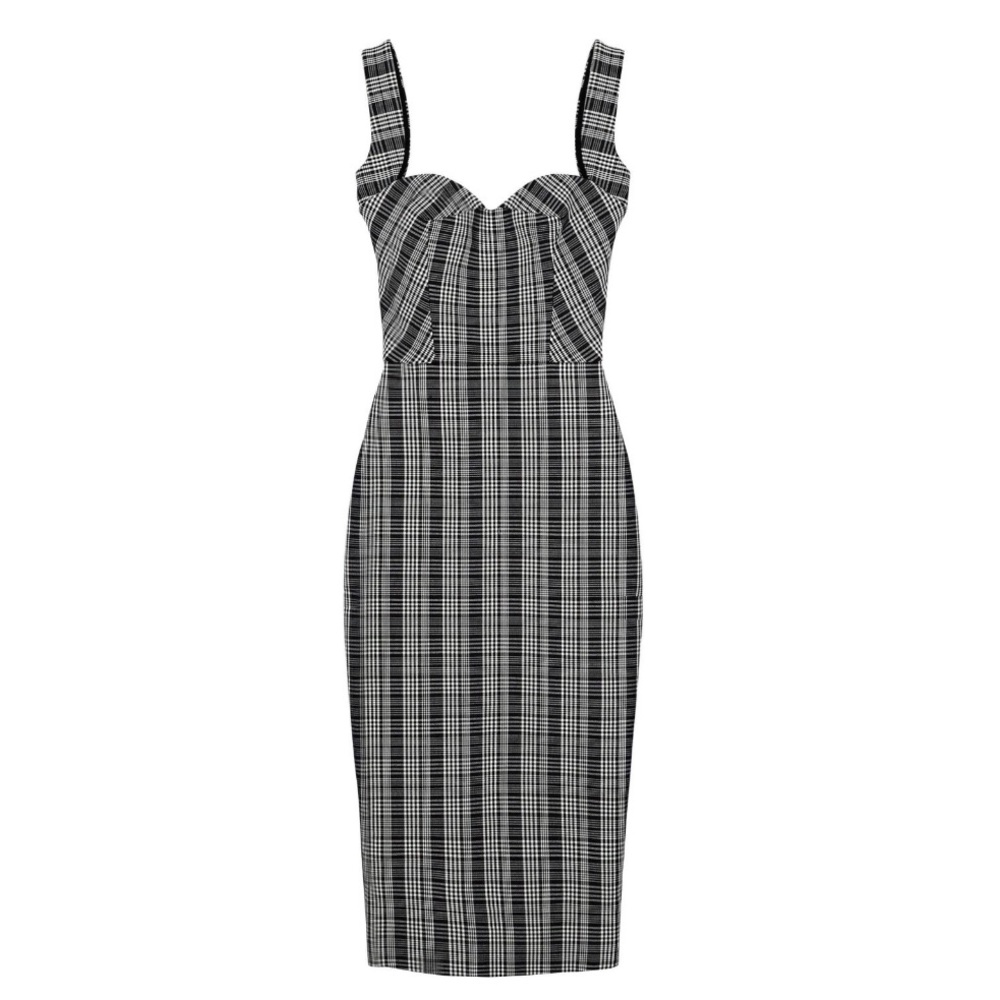 Victoria Beckham checkered dress